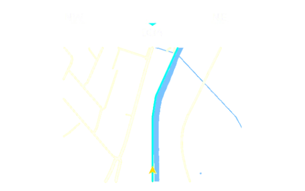 Heading tape map